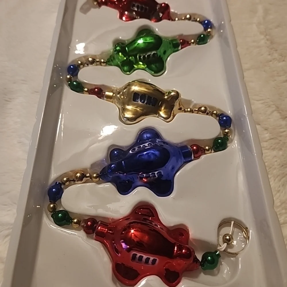 Christopher Radko-Style Vintage Glass Airplane Garland Dayton Hudson Pre TARGET